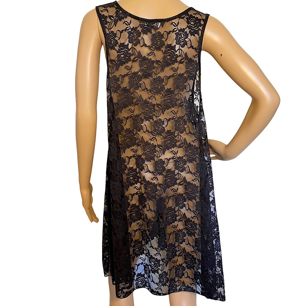 ROCK CANDY  | FLORAL LACE BURNOUT DRESS / TOP ONE SIZE - Picture 2 of 14